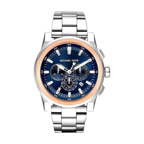 michael kors mk8598 two-tone grayson watch